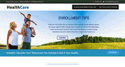 Desktop Screenshot of obamacareinsuranceagent.com